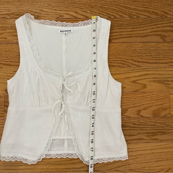 Reformation Rosalie Linen Top - Picture 8 of 8